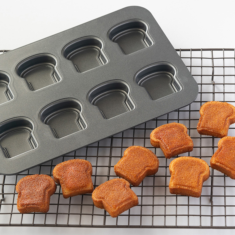 8 Cavity Toast Bread Pattern C - đánh giá và giá Kitchen Baking Pans