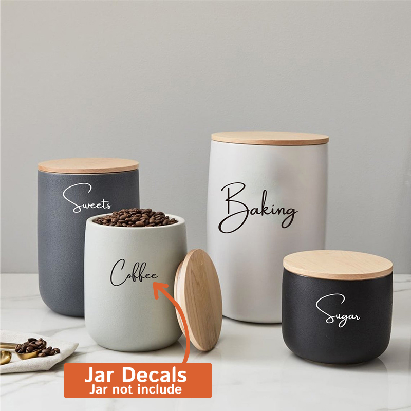 Decal Chỉ 8 Chiếc Bếp Tổ Chức  - đánh giá và giá Kitchen.Baking Labels
