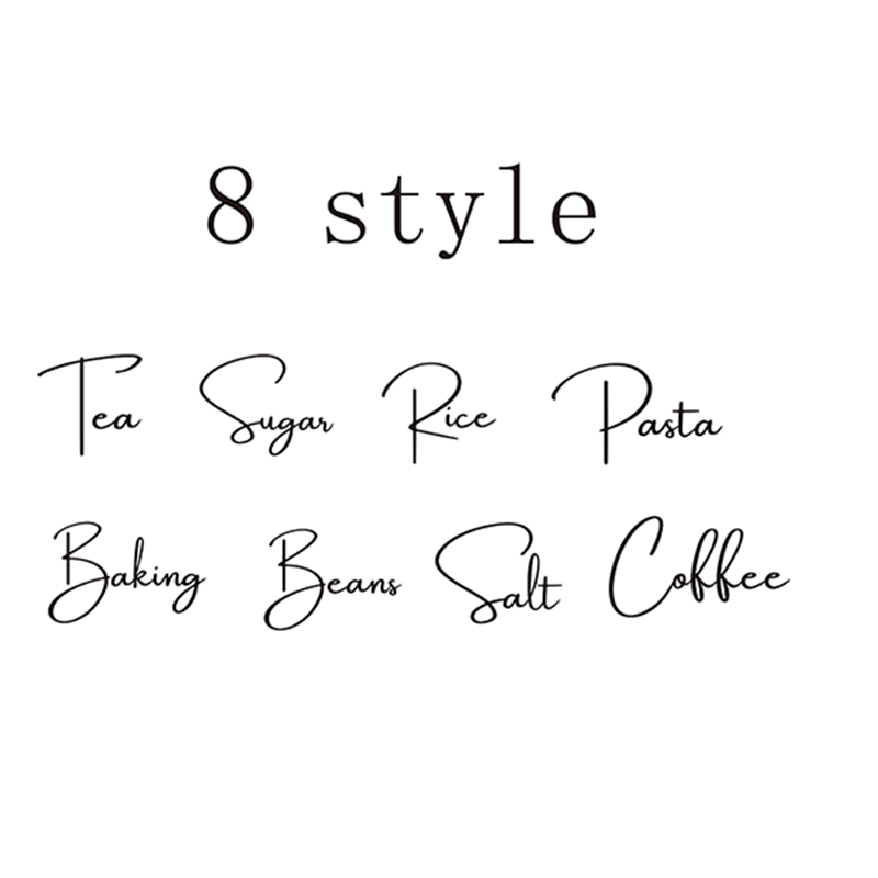 Decal Chỉ 8 Chiếc Bếp Tổ Chức  - đánh giá và giá Kitchen.Baking Labels