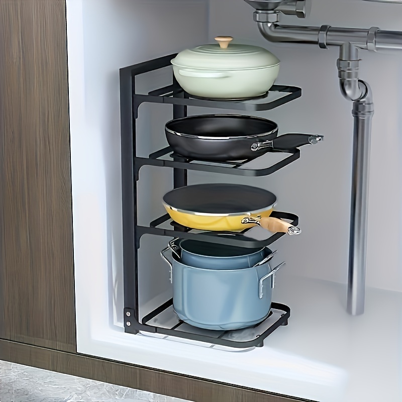 Adjustable Pot Rack Organizer, - đánh giá và giá Kitchen Baking Pan Organizer
