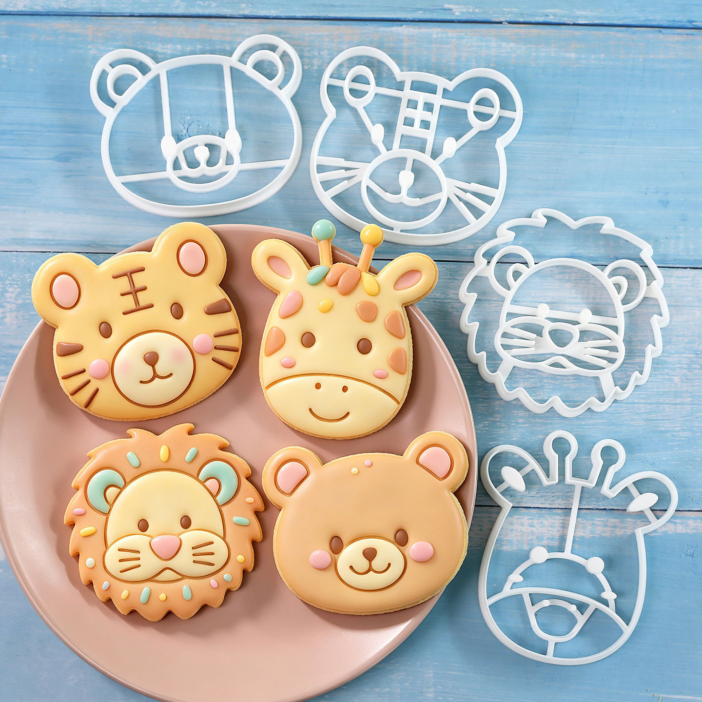 4 Pcs Animal Cookie Cutters Se - đánh giá và giá Kitchen Equipment For Baking