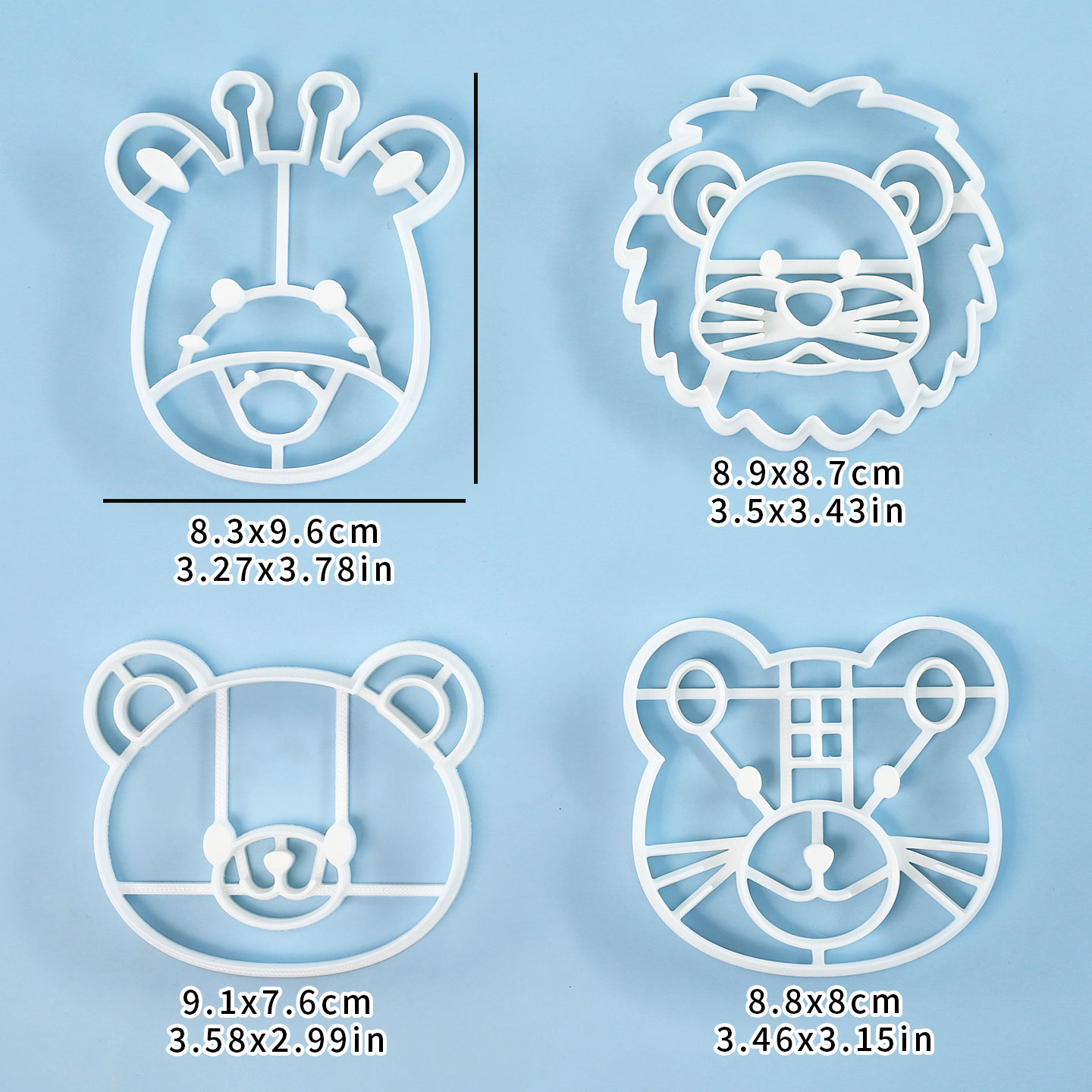 4 Pcs Animal Cookie Cutters Se - đánh giá và giá Kitchen Equipment For Baking