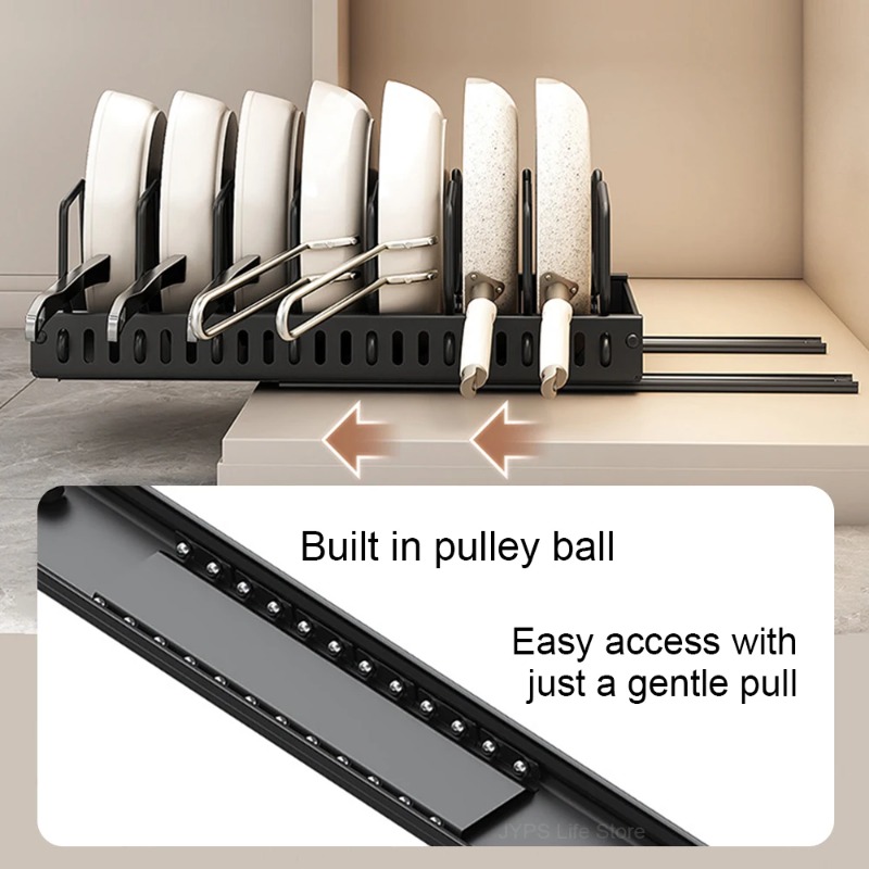 Hot Sale Multifunctional Pull- - đánh giá và giá Kitchen Baking Pan Organizer