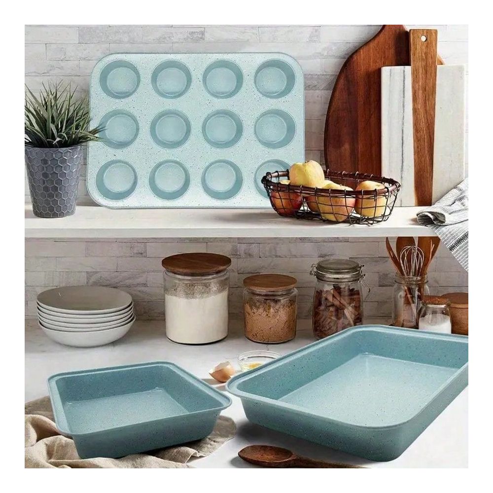 10 Piece Bakeware Set, NonStic - đánh giá và giá Kitchen Baking Pans