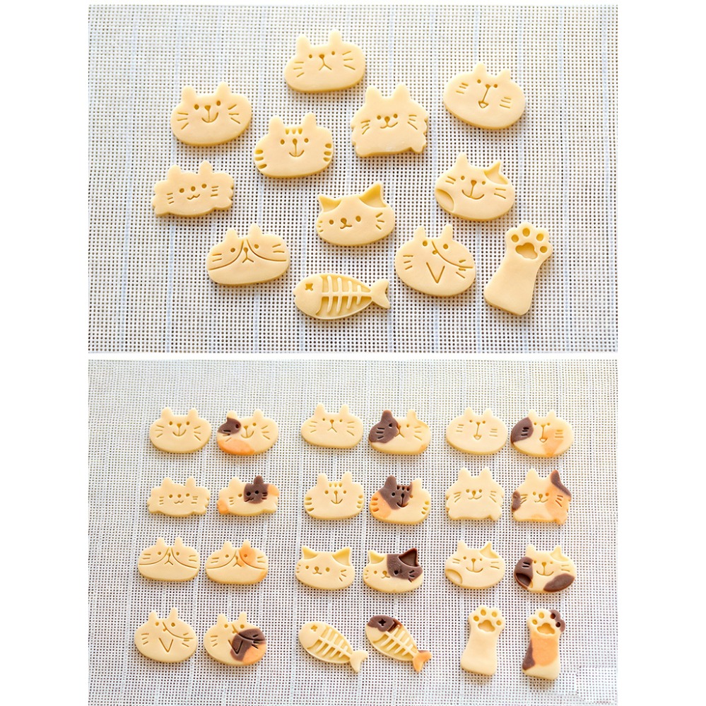 Cute Kitten DIY Stamp Cookie C - đánh giá và giá Kitchen Equipment For Baking