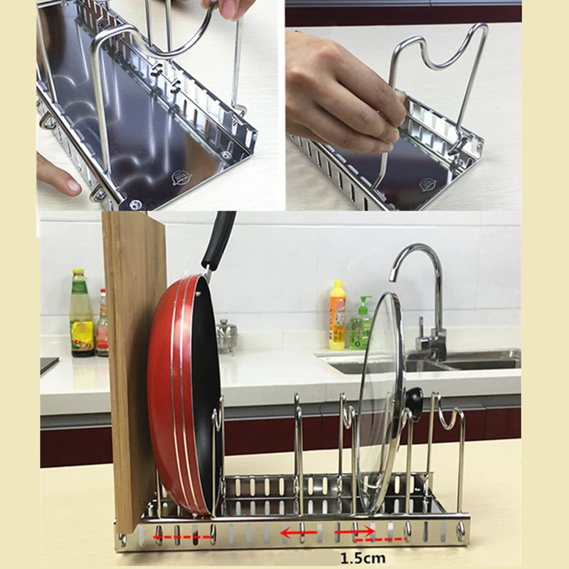 304 Thép Không Gỉ Có Thể Điều  - đánh giá và giá Kitchen Baking Pan Organizer