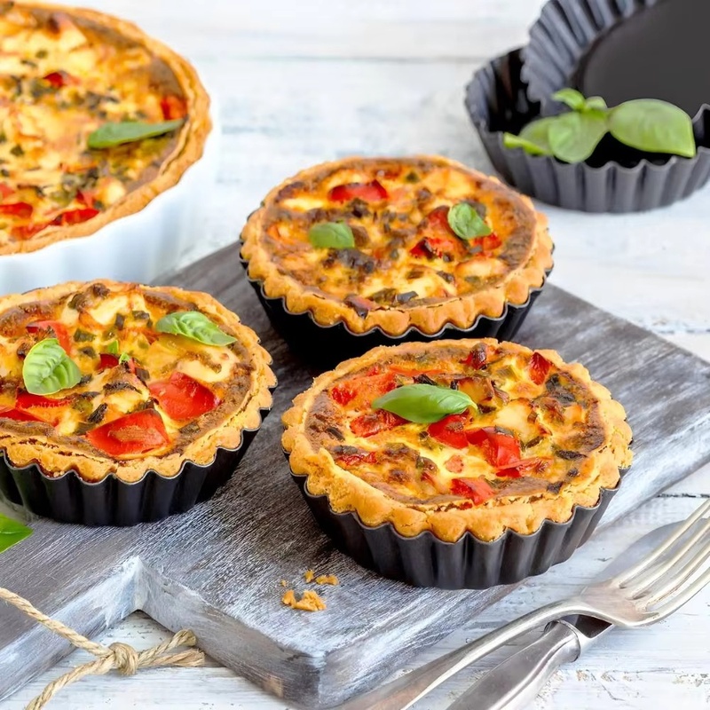 1pc Removable Bottom Fluted Ta - đánh giá và giá Kitchen Baking Pans
